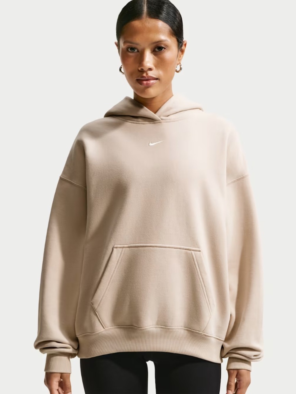 Nike Studio Fleece Medium Weight - Women's Oversized Pullover Hoodie Size S